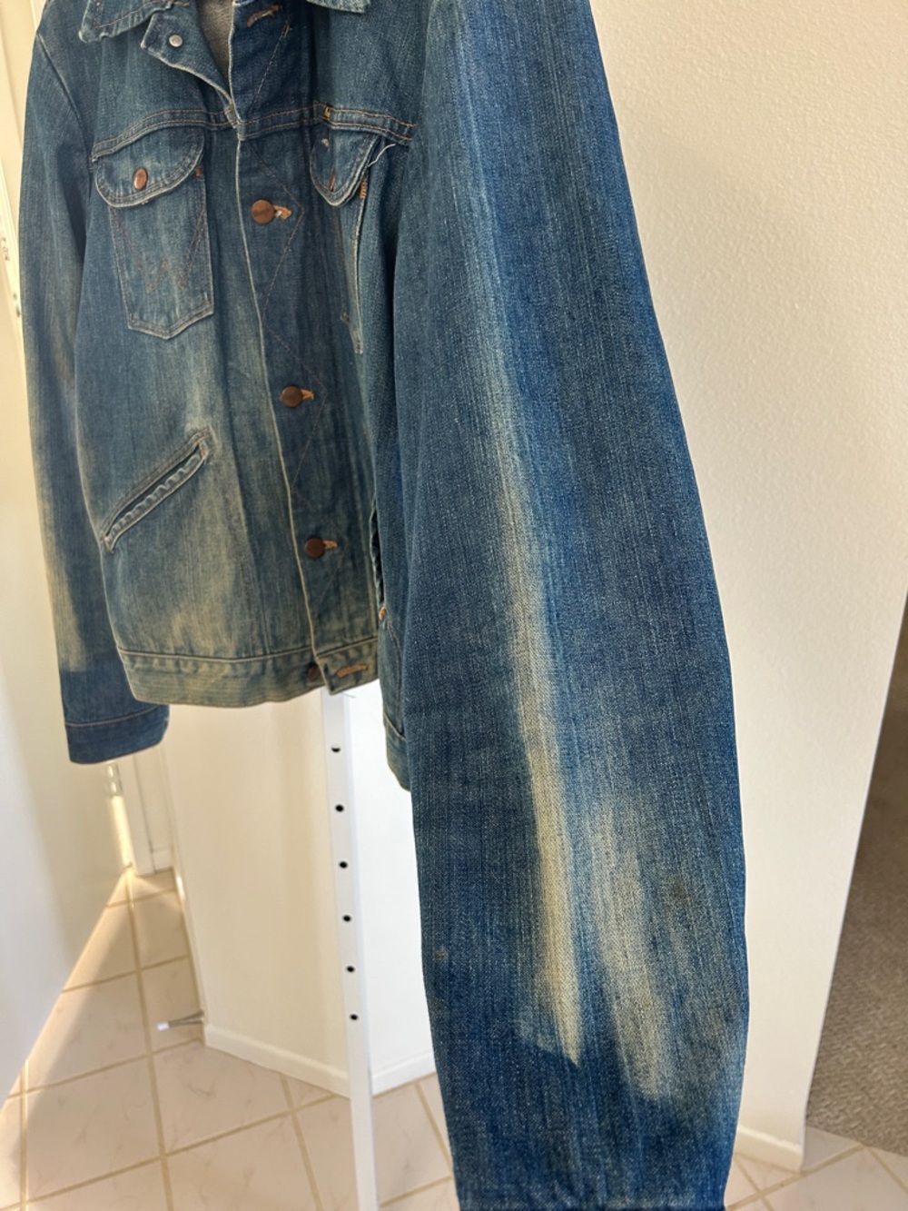 Vintage 1970’s Wrangler Blue Denim Trucker Jacket - Picture 7 of 8